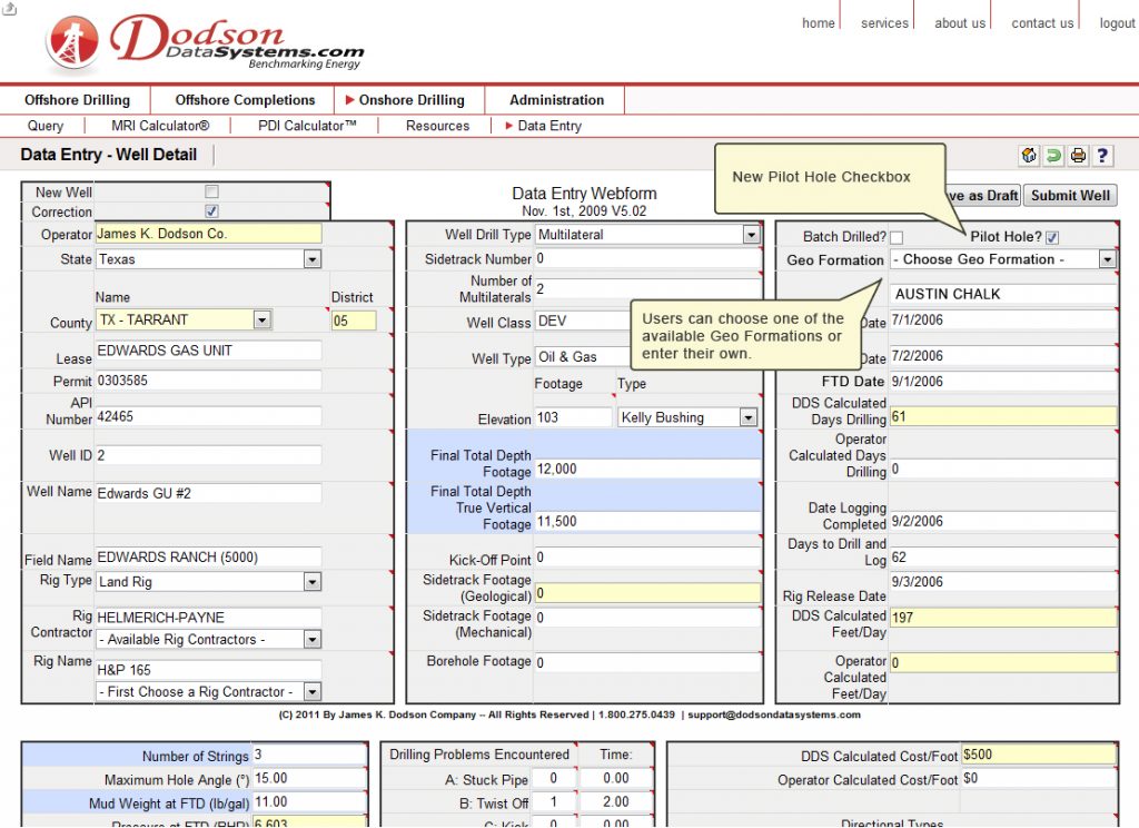 Well Data SQL Import Tool